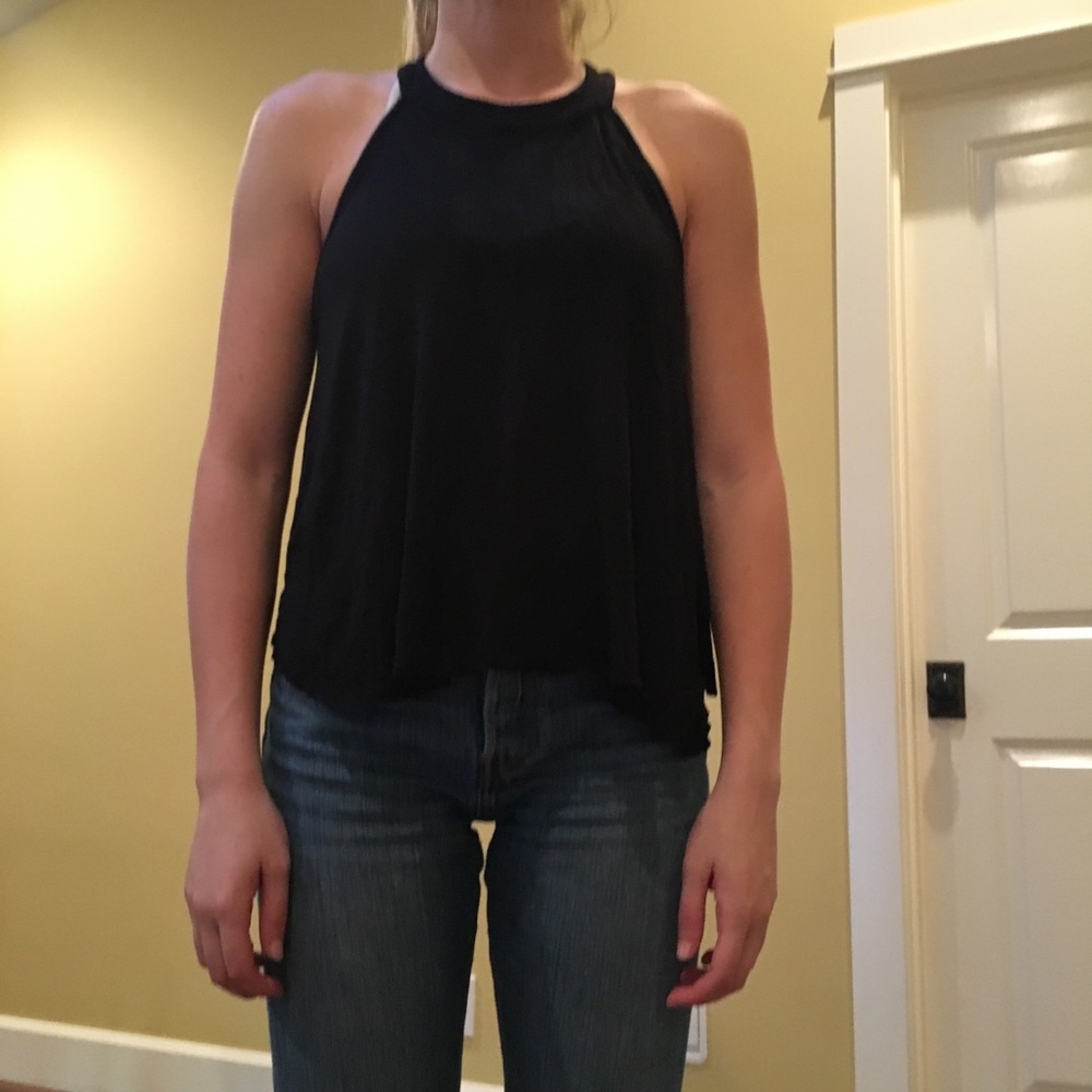 Black Halter shirt from Urban outfitters